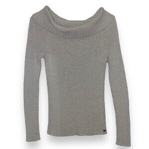Hollister Scoop neck knit sweater size S Winter